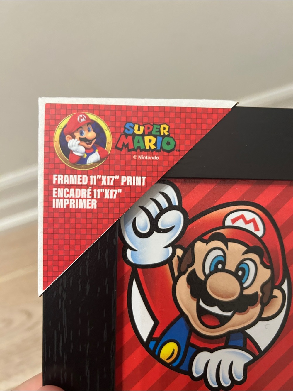 NWT 11x17 Super Mario Character Collage Wall Art - Colorful Graphic Print - Picture 2 of 2